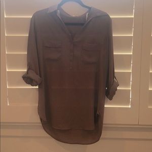 COPY - Light brown sheer blouse